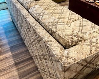 Mid Century Woven Pattern Couch - Glenn's North City Furniture