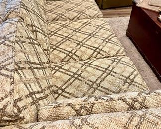 Mid Century Woven Pattern Couch - Glenn's North City Furniture