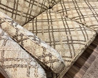 Mid Century Woven Pattern Couch - Glenn's North City Furniture