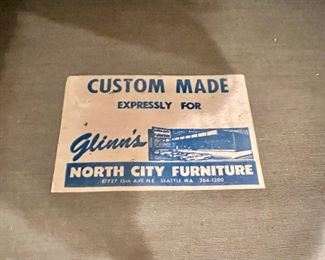 Mid Century Woven Pattern Couch - Glenn's North City Furniture