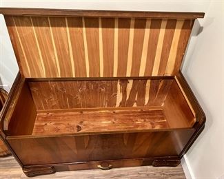 Art Deco Cedar Blanket Chest