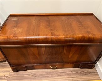 Art Deco Cedar Blanket Chest