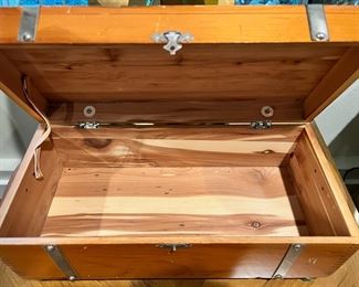 Sailboat Themed Cedar Chest Box