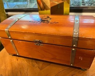 Sailboat Themed Cedar Chest Box