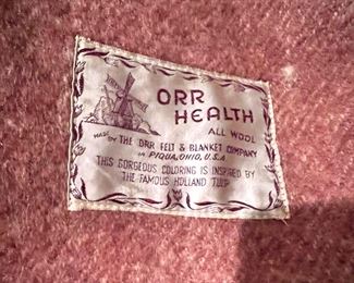 Orr Health 100% Wool Blanket