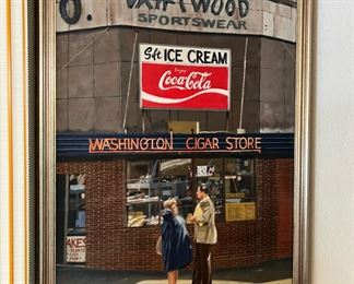Washington Cigar Store Print by Alan R Coons