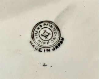 Nippon Hand Painted Tray with Landscape Design