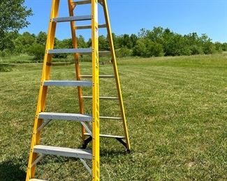 WERNER 8ft Fiberglass Ladder