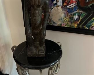 African Wood Statue