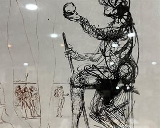 Salvador Dali Signed Embossed Logo and Numbered( possible)