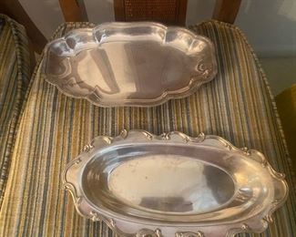 Silver Plate Serving Dishes