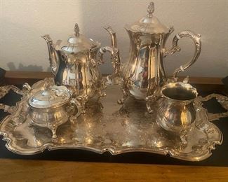 Leonard Tea Set Silver Plate