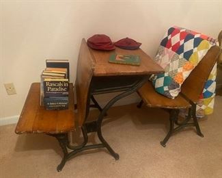 Antique School Desk