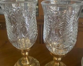 Vintage Tree Glass Candle Holder