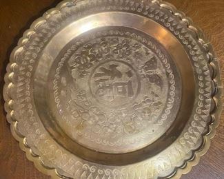 Brass Serving Tray from Japan