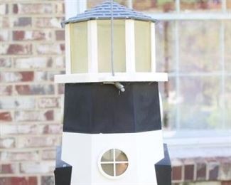 17 - Lighthouse Birdhouse 15" tall
