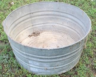 34 - Metal Washtub 24" x 12"
