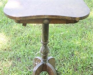 53 - One-Drawer Table (As is/Broken leg) 17" x 17" x 30"
