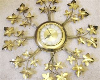 80 - Mid Century Clock 24" round
