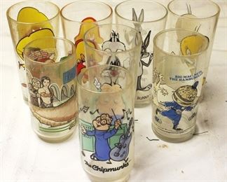 181 - Lot of 8 Assorted Collector Glasses 6" tall
