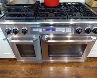 DACOR EPICURE ERD48SCH 48 INCH DUAL-FUEL RANGE WITH SELF-CLEANING. $3,250.00,                  
Now $2,435.00.