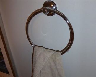 CHROME TOWEL RING, T.P. HOLDER & TOWEL RACK
$35.00, Now $26.00.