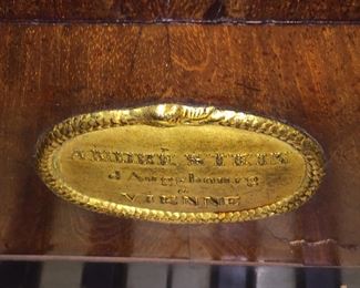 Andre' Stein d'Augsbourg a'Vienne square piano made in the 1830's. One of the premiere piano makers in Vienna these pianos are exceptionally rare in the U.S.A.