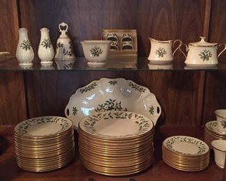 Beautiful Lenox Holiday China - Large set.