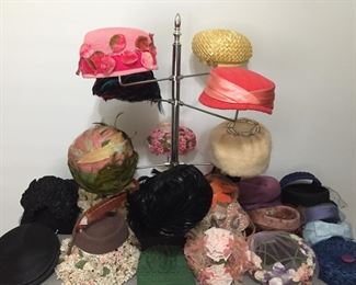 Gorgeous antique hats.
