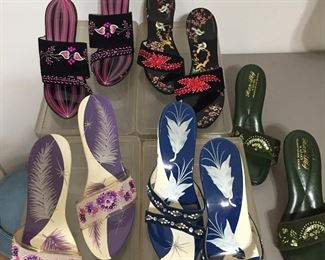 Handmade wooden dress shoes