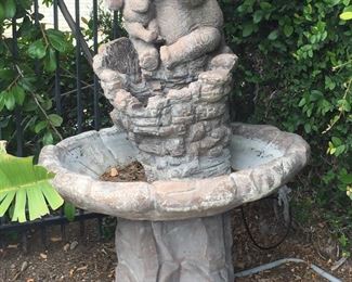 Large "elephants at play" fountain