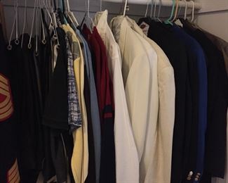 Men’s clothing.