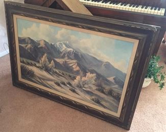 Beautiful framed art - By Don Langford.