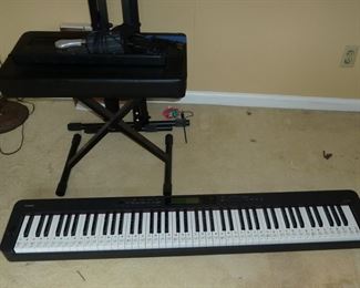 Casio keyboard stand and stool