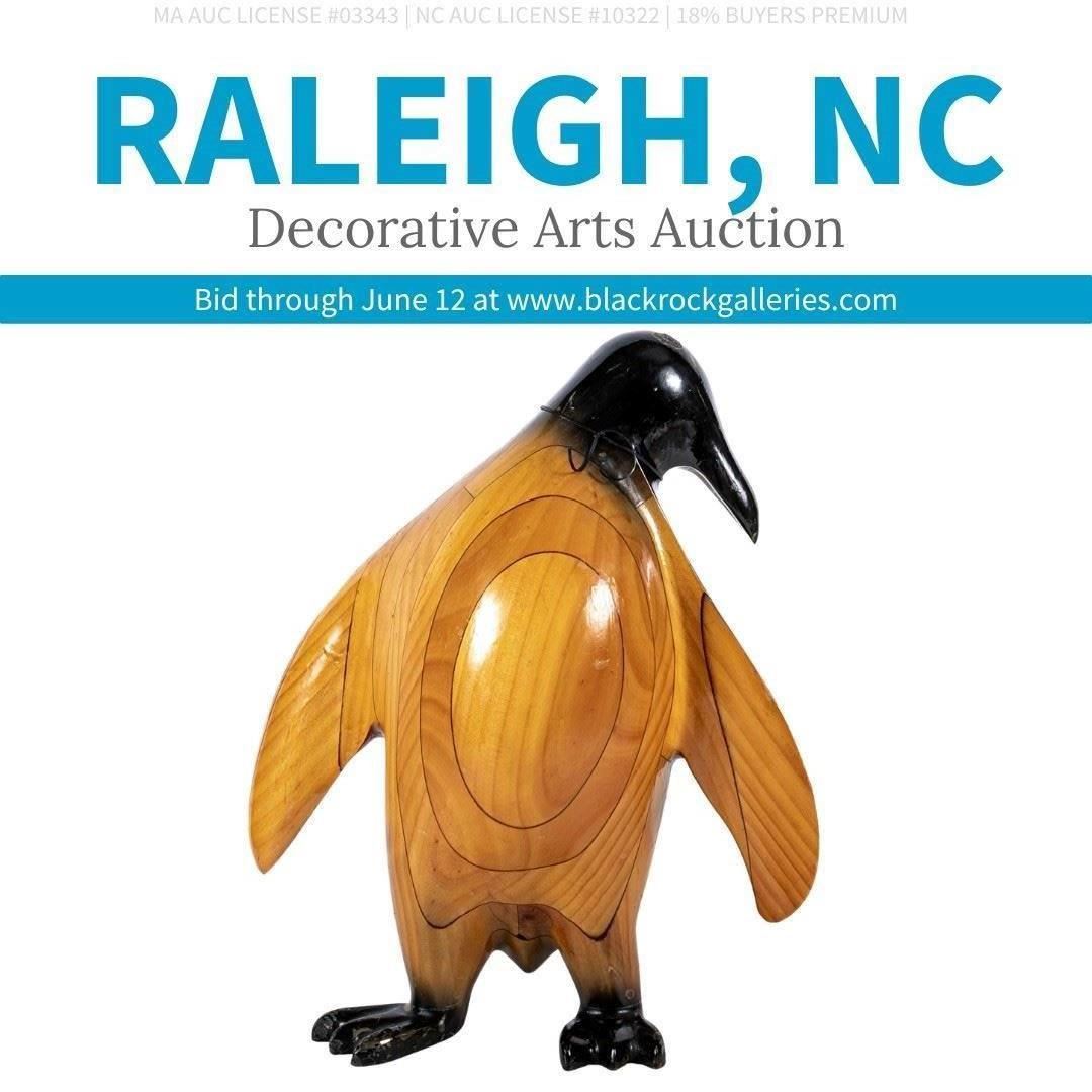 RALEIGH, NORTH CAROLINA DECORATIVE ARTS AUCTION starts on 6/6/2023
