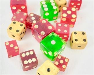 Vintage Bakelite Game Dice
