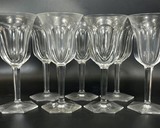 BACCARAT  CRYSTAL GOBLETS
