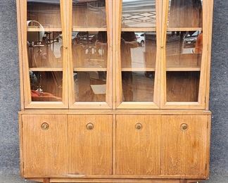 Mid Century Modern 1 Piece Display Cabinet MCM
