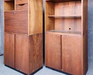 Mid Century Modern MCM Wall Cabinet Stacking Cabinets
