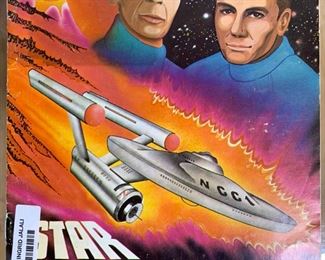 1975 Paramount Star Trek Partially Complete USS Enterprise Sticker Booklet - Booklet In Good Condition
