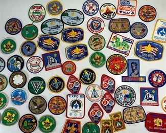 Big Lot of Vintage Local Virginia BSA Boy Scouts of America Patches - Polar Bear Award, Patawomeck District Scout Show Tysons Corner VA, Camp Rock Enon BSA 1986, Scoutmaster, and More - 60 Total
