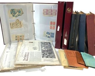 Large Stamp Album and First Day Cover Stamp & Postage Collection
