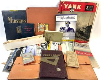 Vintage US Merchant Marines Yearbook, Cap, Magazines, Manuals, Guides, and Computer
