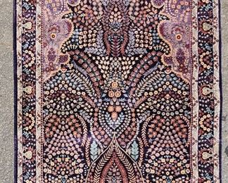 Fantastic Silk Hand Woven Buddhist Area Rug
