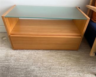 Pair of custom made side tables