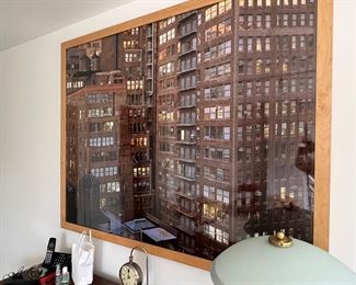 Christopher Woodcock Photograph of 8th Ave. & 37th Street NYC 60" wide by 47" tall (approximates) - Listed artist