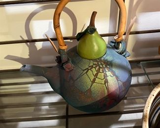 Sarah Frederick
Teapot with Pear on top
