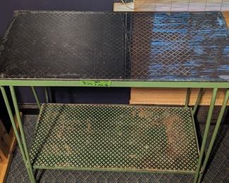 Heavy duty steel hairpin table