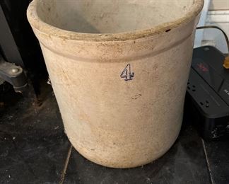 Vintage 4 gallon crock