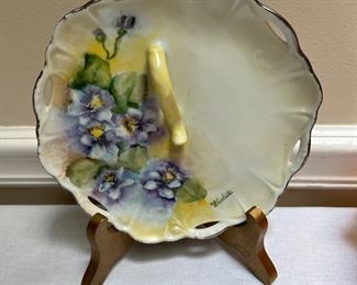 Hand painted plate 